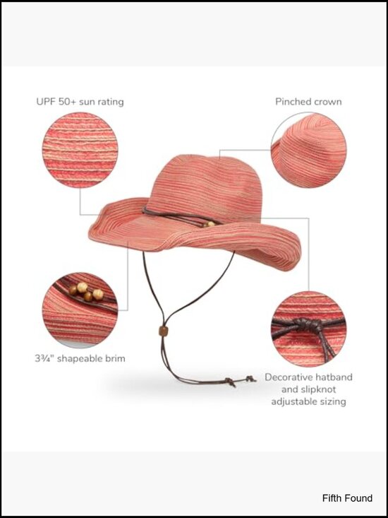 Women\'s UPF 50+ Shapeable Brim Sun Hat with Adjustable Chin Strap main image 7